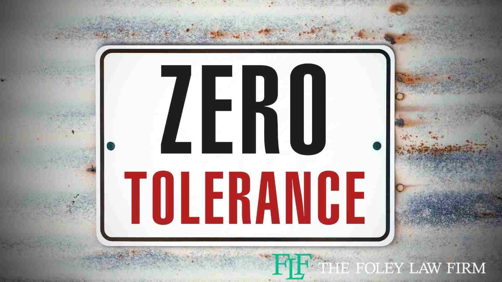 A Major Problem With Zero-Tolerance Laws
